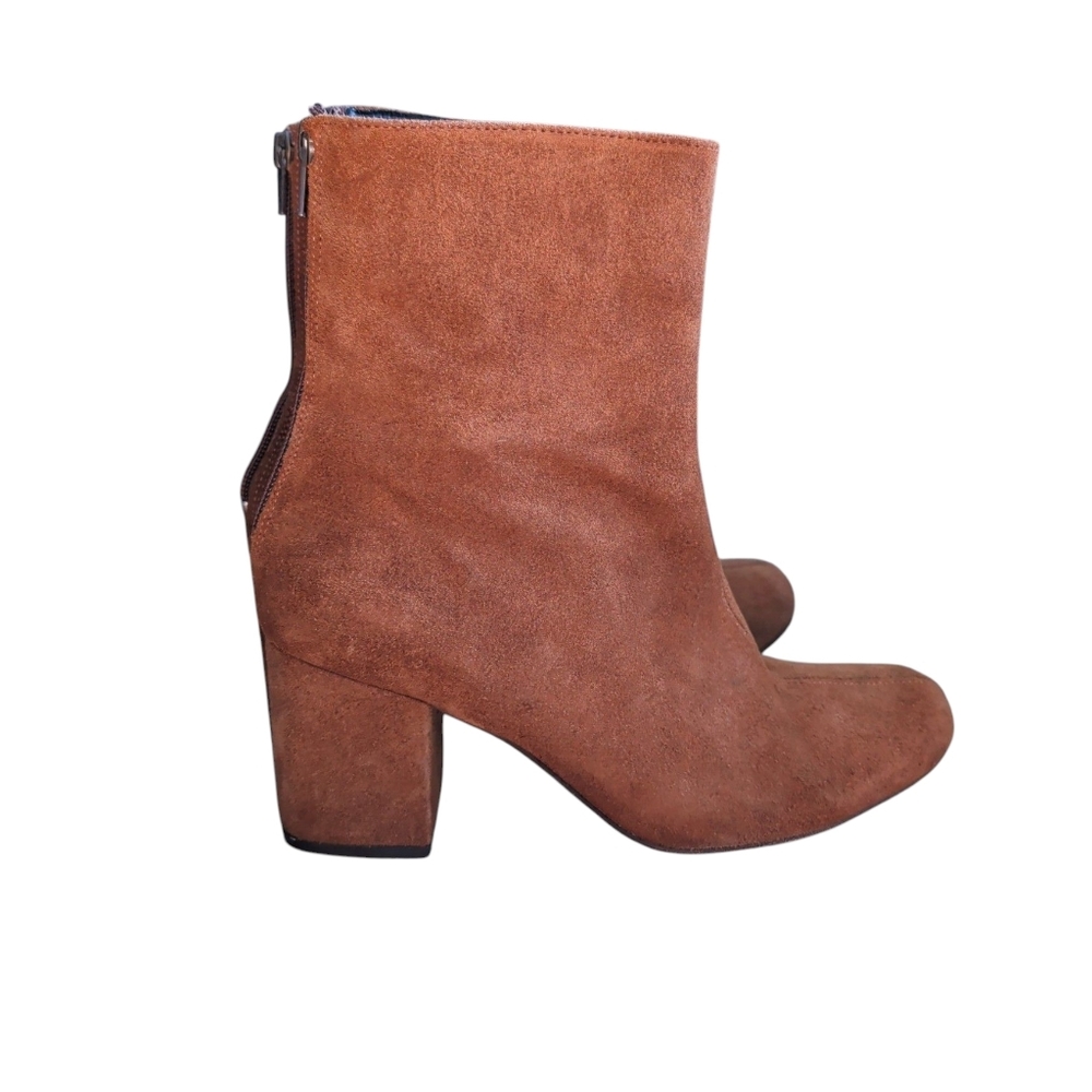 HP!🎉Free People Cecile Ankle Boot In Brown Suede Size 38 EU /7.5 U.S. - Picture 5 of 14